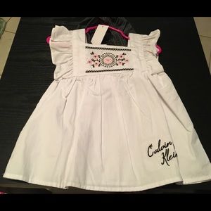 NWT Calvin Klein Dress with diaper cover